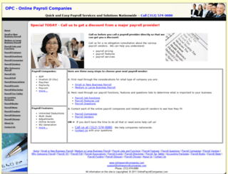 onlinepayrollcompanies.com screenshot
