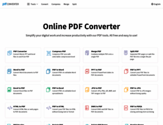 onlinepdfconverter.com screenshot