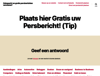 onlinepersberichtplaatsen.nl screenshot