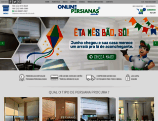 onlinepersianas.com.br screenshot