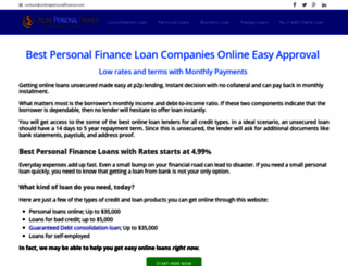 onlinepersonalfinance.com screenshot