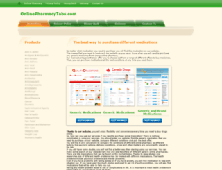 onlinepharmacytabs.com screenshot