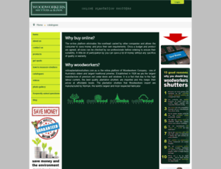 onlineplantationshutters.com.au screenshot