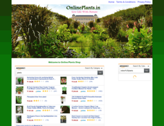onlineplants.in screenshot