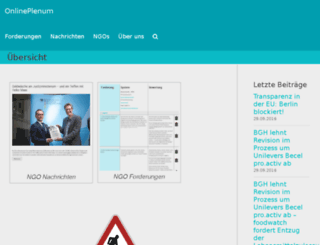 onlineplenum.de screenshot