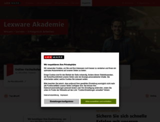 onlinepraesentationen.lexware.de screenshot