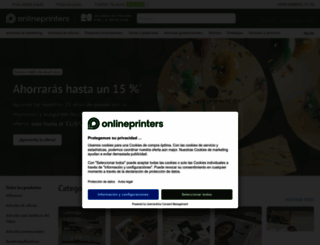 onlineprinters.es screenshot