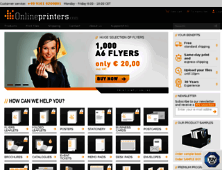 onlineprinters.info screenshot