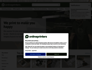 onlineprinters.me.uk screenshot