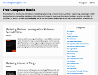 onlineprogrammingbooks.com screenshot