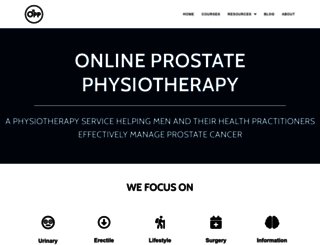 onlineprostate.physio screenshot