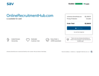 onlinerecruitmenthub.com screenshot