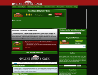 onlinerummycash.com screenshot