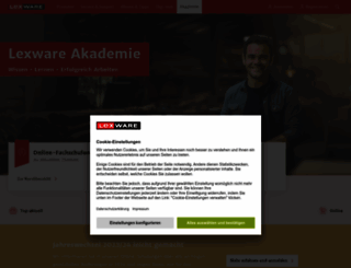 onlineschulungen2.lexware.de screenshot
