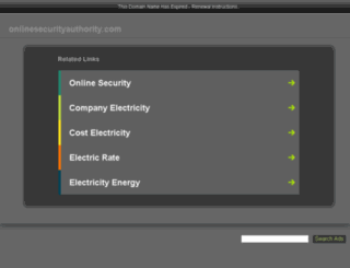 onlinesecurityauthority.com screenshot