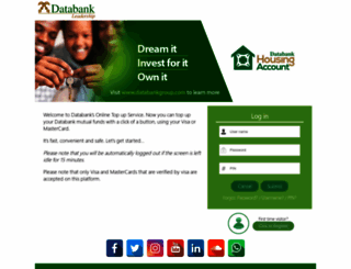 onlineservice.databankgroup.com screenshot