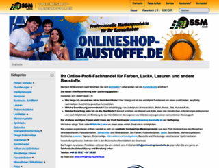onlineshop-baustoffe.de screenshot