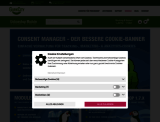 onlineshop-module.de screenshot