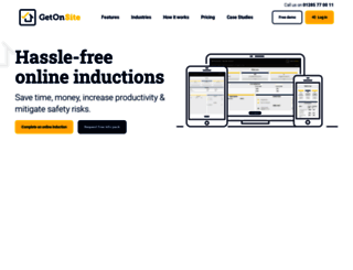 onlinesiteinduction.com screenshot