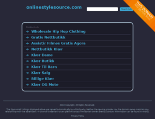 onlinestylesource.com screenshot
