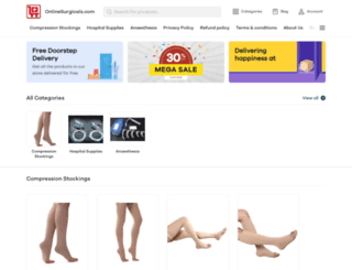 onlinesurgicals.com screenshot