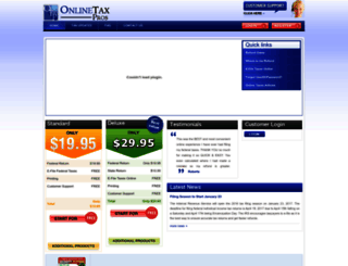 onlinetaxpros.com screenshot