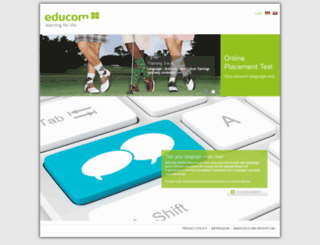 onlinetest.educom-group.com screenshot