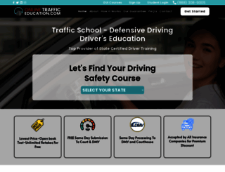 onlinetrafficeducation.com screenshot