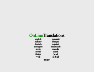 onlinetranslations.biz screenshot