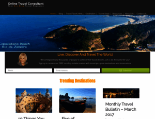 onlinetravelconsultant.com screenshot