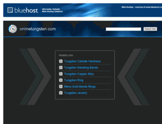 onlinetungsten.com screenshot
