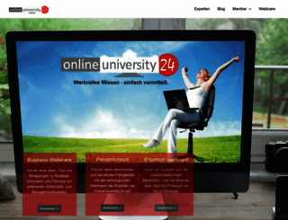 onlineuniversity24.com screenshot