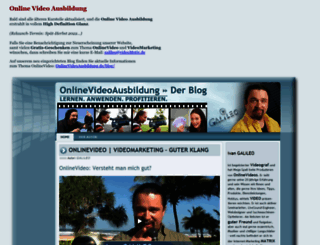 onlinevideoausbildung.de screenshot