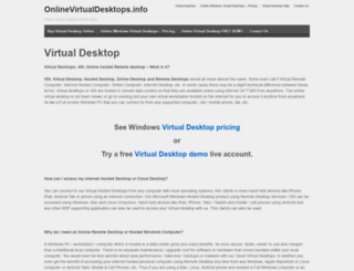 onlinevirtualdesktops.info screenshot