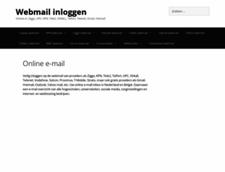onlinewebmailinloggen.nl screenshot