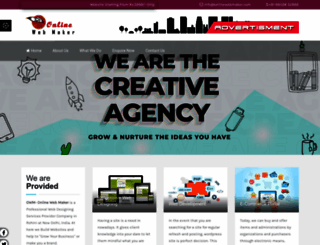 onlinewebmaker.com screenshot