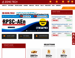 onlinezonetech.in screenshot