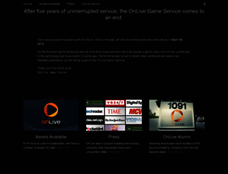 onlive.com screenshot