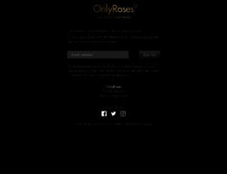only-roses.sa.com screenshot