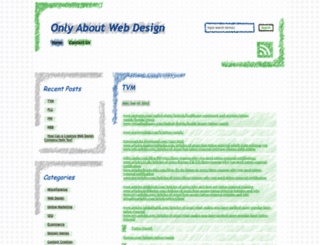 onlyaboutwebdesign.com screenshot