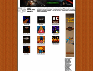 onlybowlinggames.com screenshot