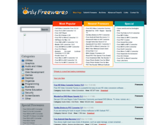 onlyfreewares.com screenshot