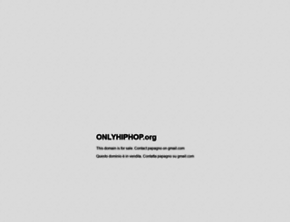 onlyhiphop.org screenshot