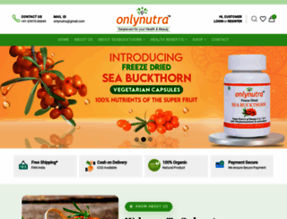 onlynutra.com screenshot