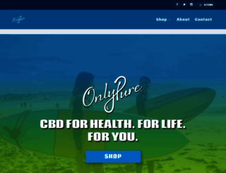 onlypure.com screenshot