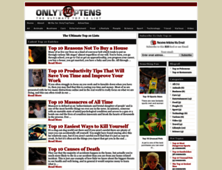 onlytoptens.com screenshot