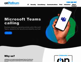 onplatinum.com.au screenshot