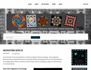 onpointquilter.com screenshot