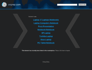 onprez.com screenshot