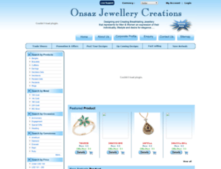 onsazjewellery.com screenshot